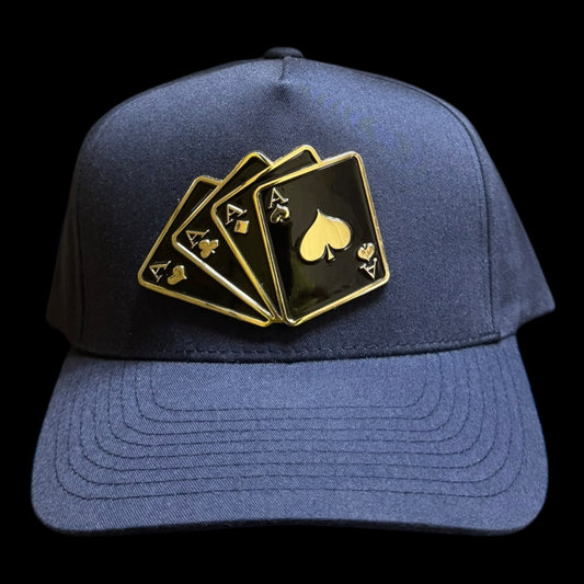 Dark blue four ace